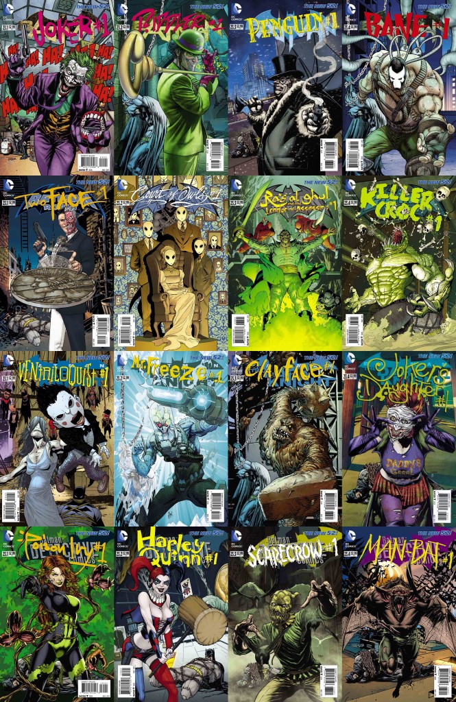 Villains Month Covers Batman