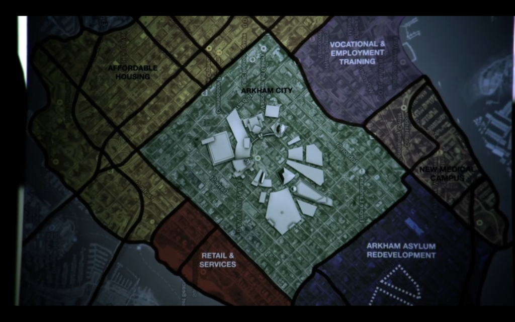 Gotham Arkham Map Plan