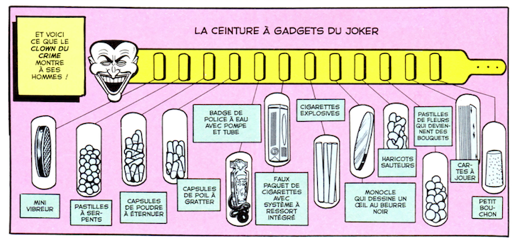 La ceinture à gadgets du joker