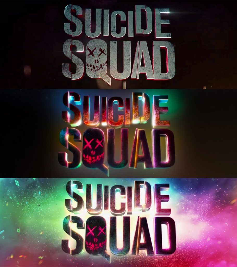 evolution logo Suicide Squad