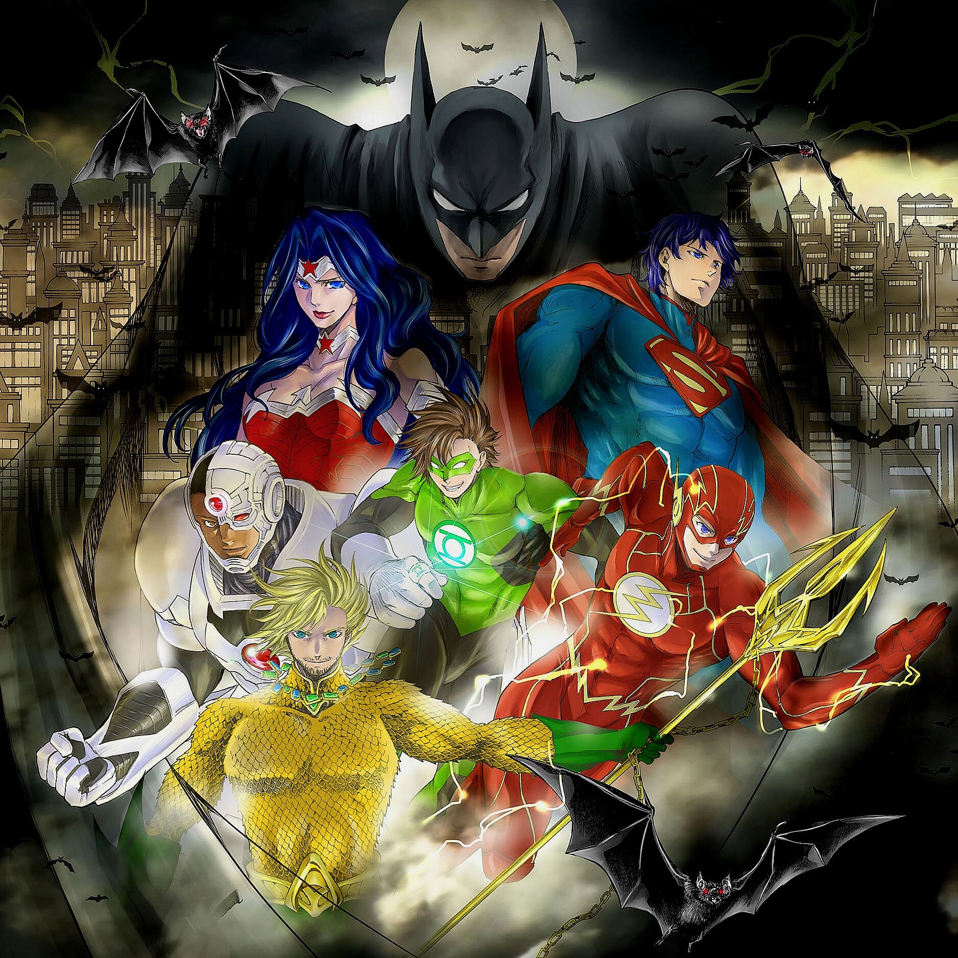 Batman And The Justice League Manga Manga Batman & the Justice League – Comics Batman