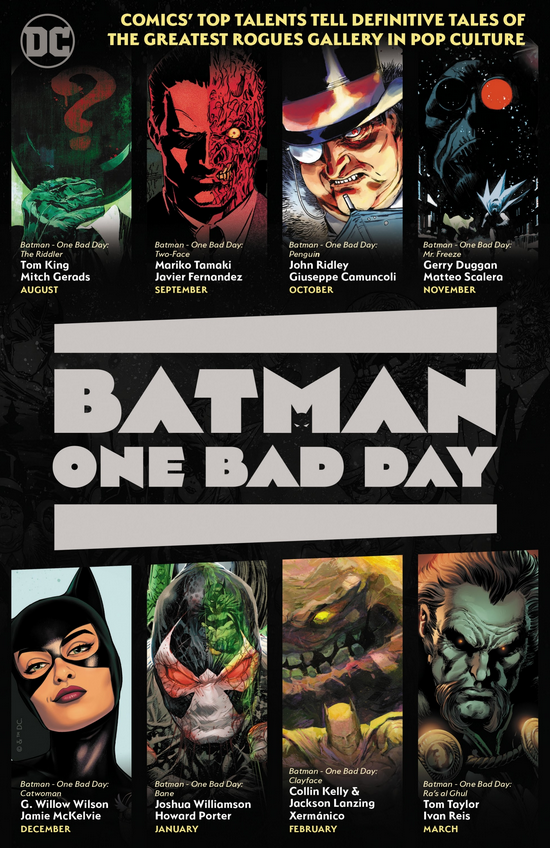 Batman One Bad Day Le Sphinx Comics Batman
